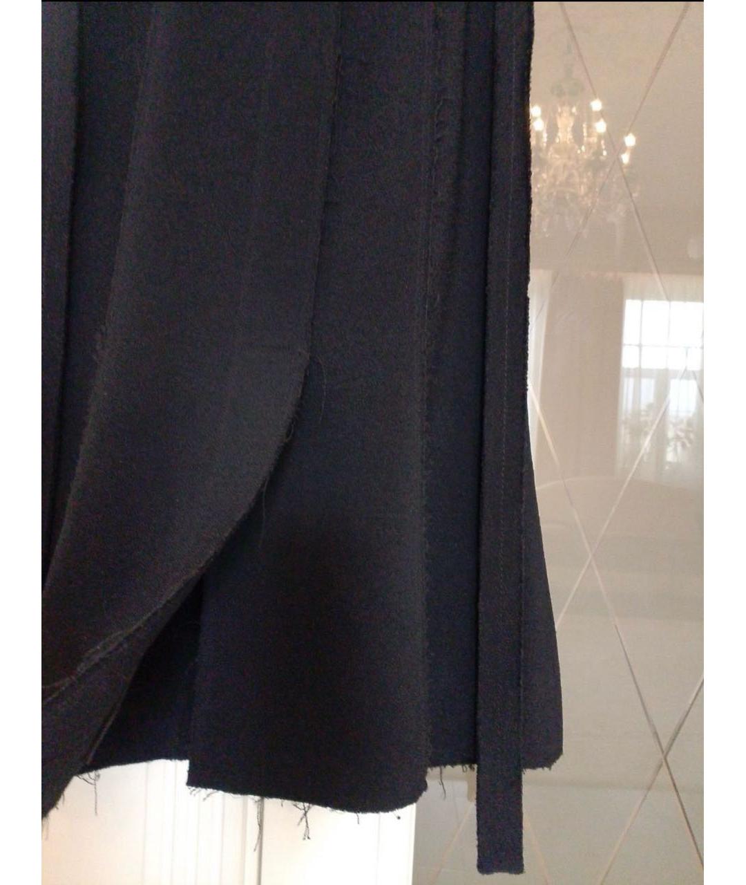 PROENZA SCHOULER Черная вискозная юбка миди, фото 4