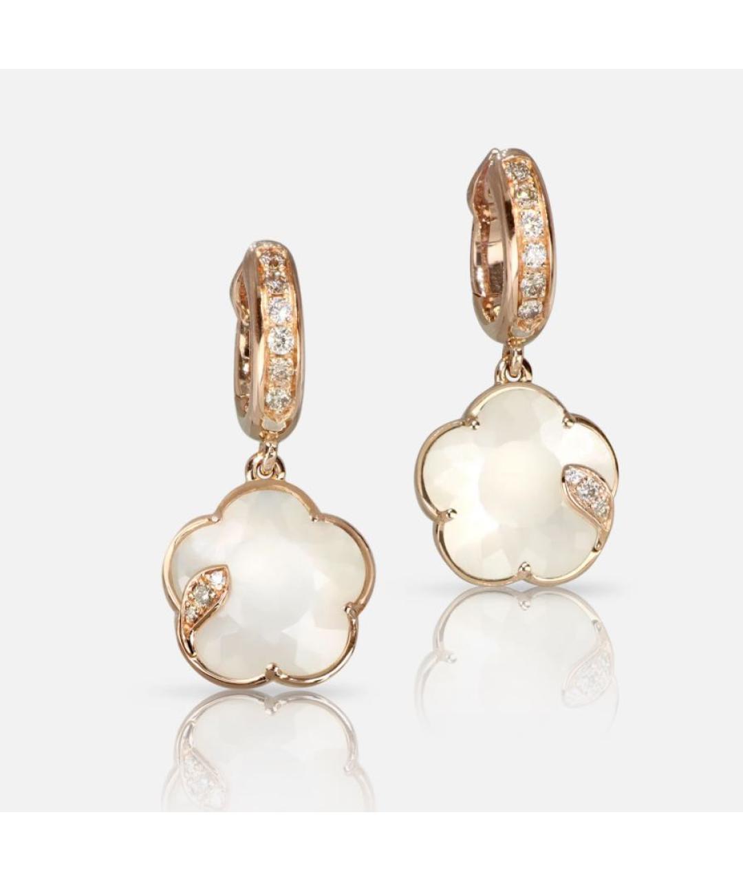 PASQUALE BRUNI Белые серьги из розового золота, фото 4