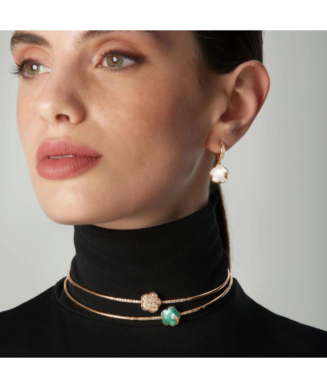 PASQUALE BRUNI Белые серьги из розового золота, фото 3