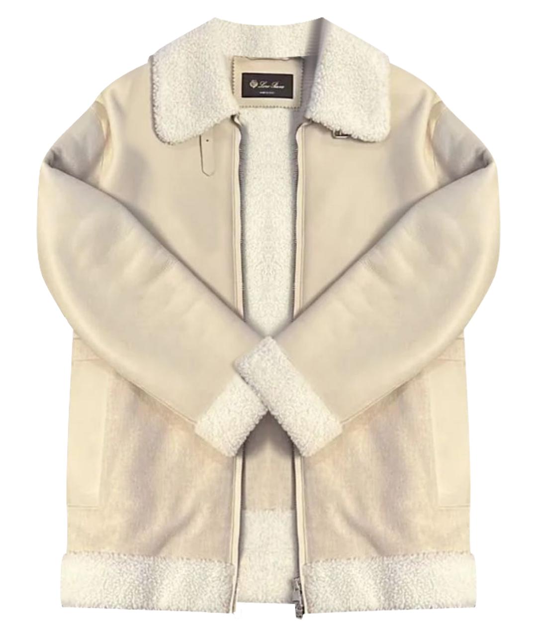 LORO PIANA Бежевая кашемировая дубленка, фото 1