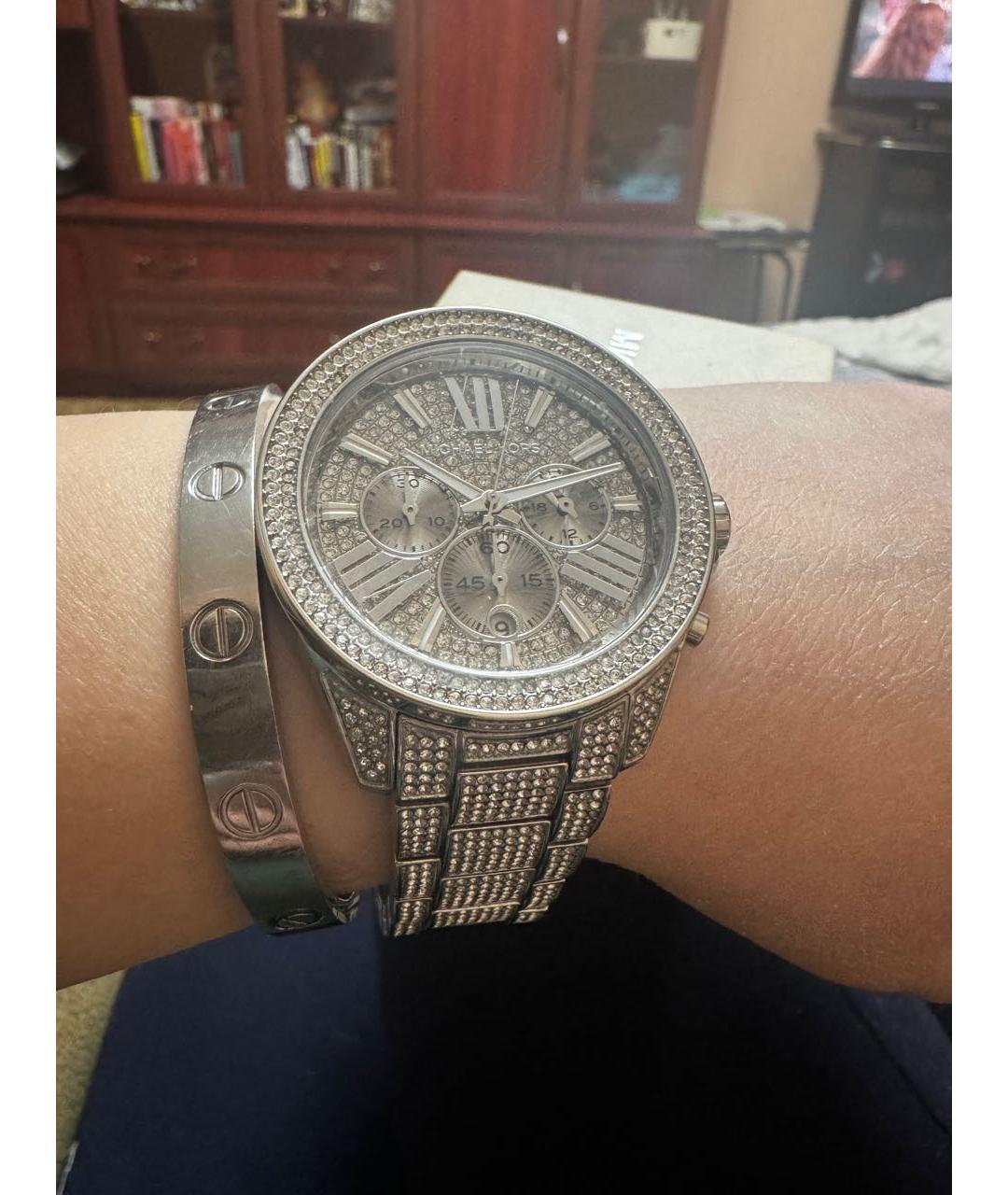 MICHAEL KORS Серебряные серебряные часы, фото 5