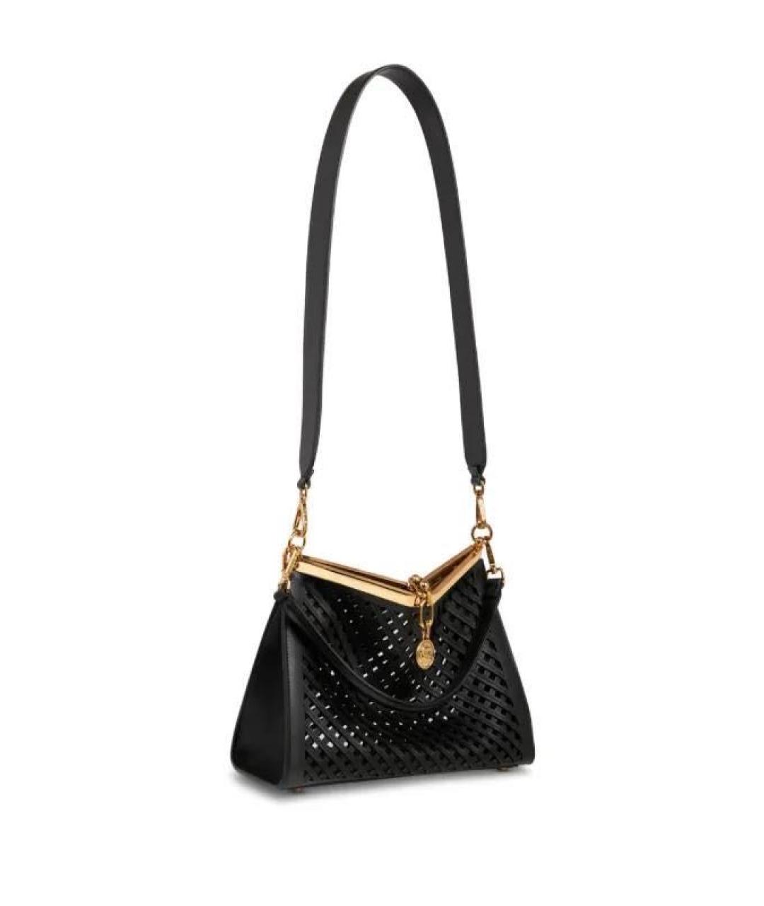 ETRO Черная кожаная сумка через плечо, фото 4