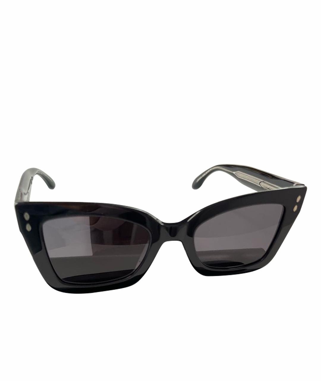 ISABEL MARANT Черные пластиковые солнцезащитные очки, фото 1