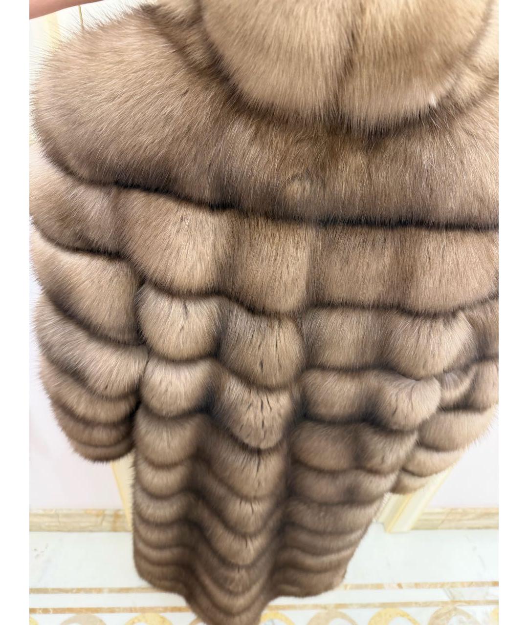 BRASCHI Коричневая меховая шуба, фото 6