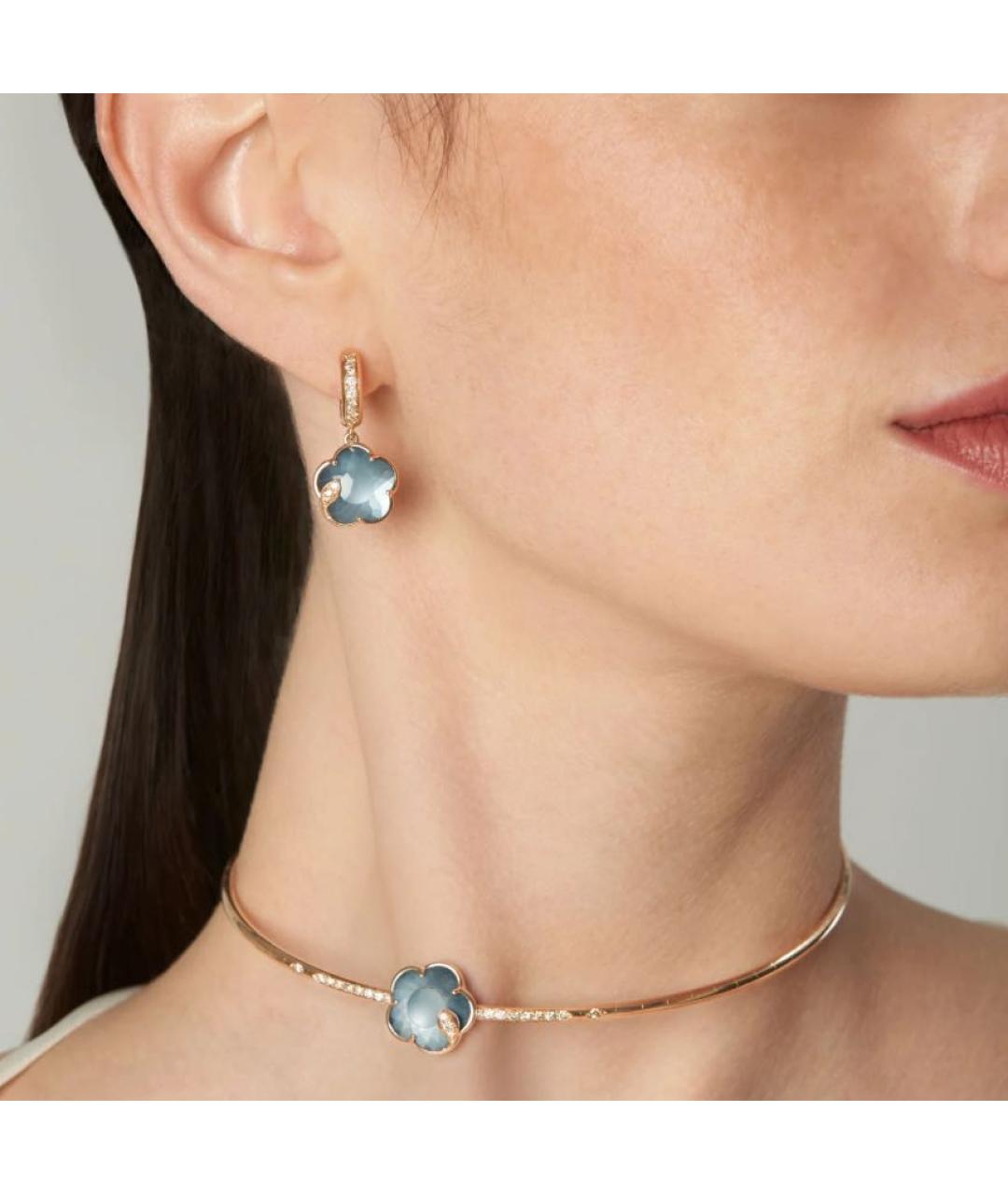 PASQUALE BRUNI Голубые серьги из розового золота, фото 3