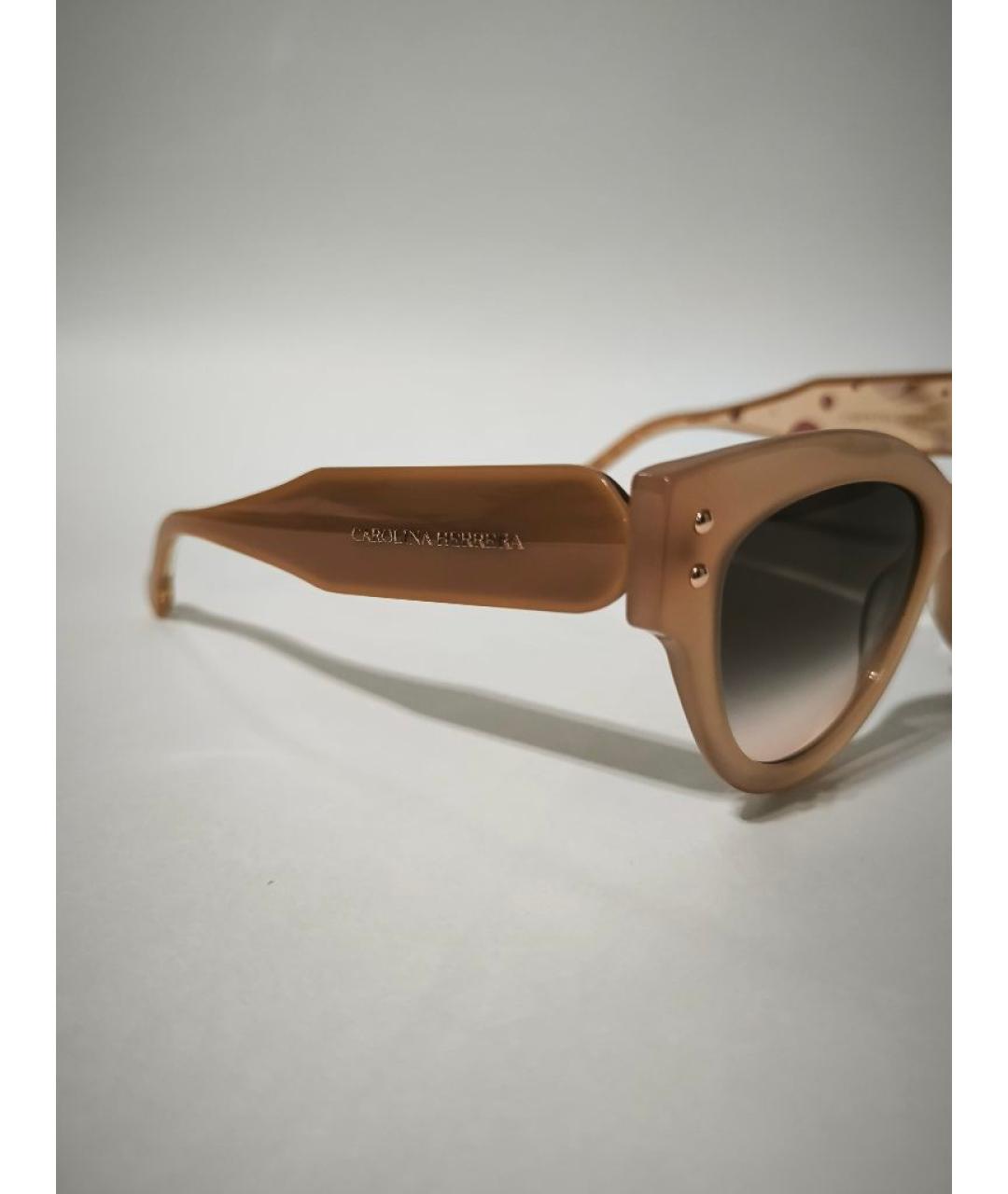 CAROLINA HERRERA Розовые пластиковые солнцезащитные очки, фото 3
