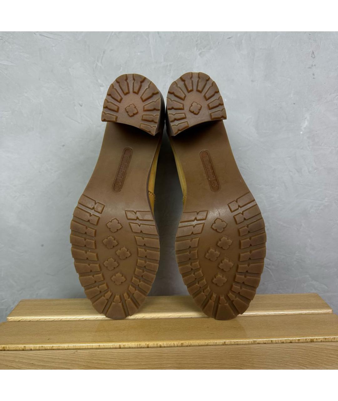 TIMBERLAND Горчичные нубуковые ботильоны, фото 8