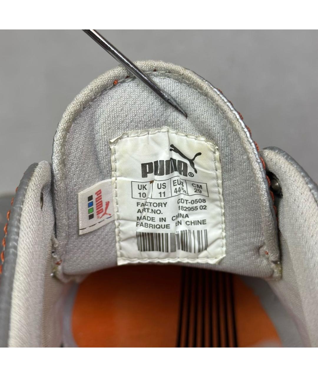 PUMA Серебряные низкие кроссовки / кеды, фото 8