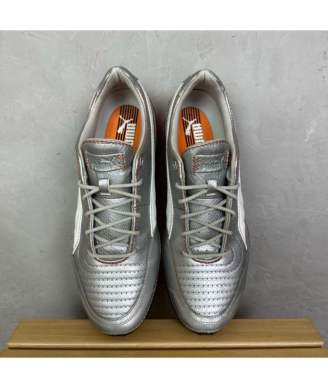 PUMA Серебряные низкие кроссовки / кеды, фото 5