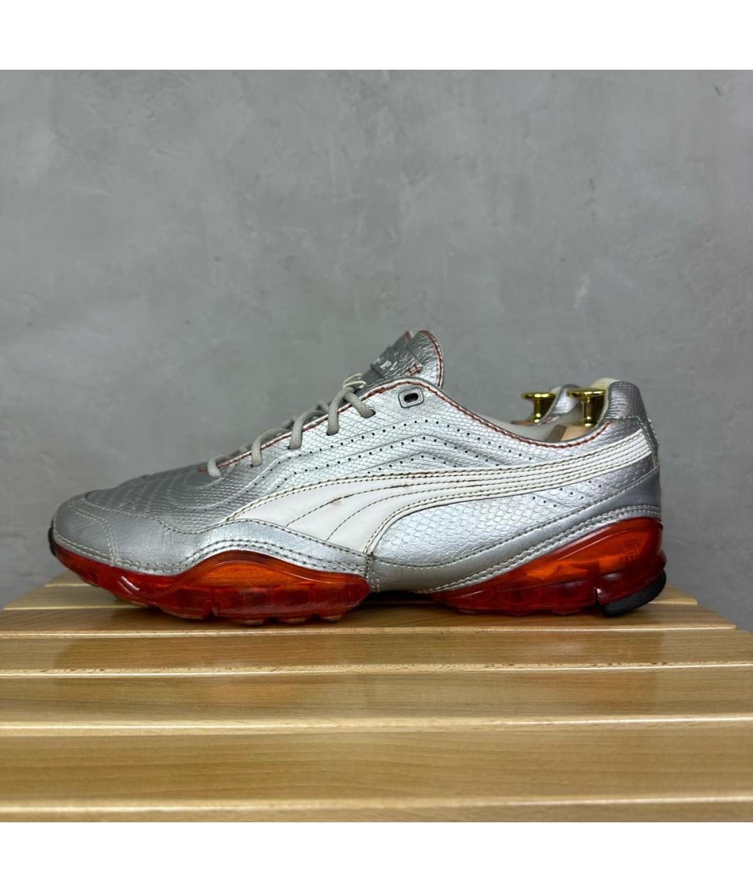 PUMA Серебряные низкие кроссовки / кеды, фото 2