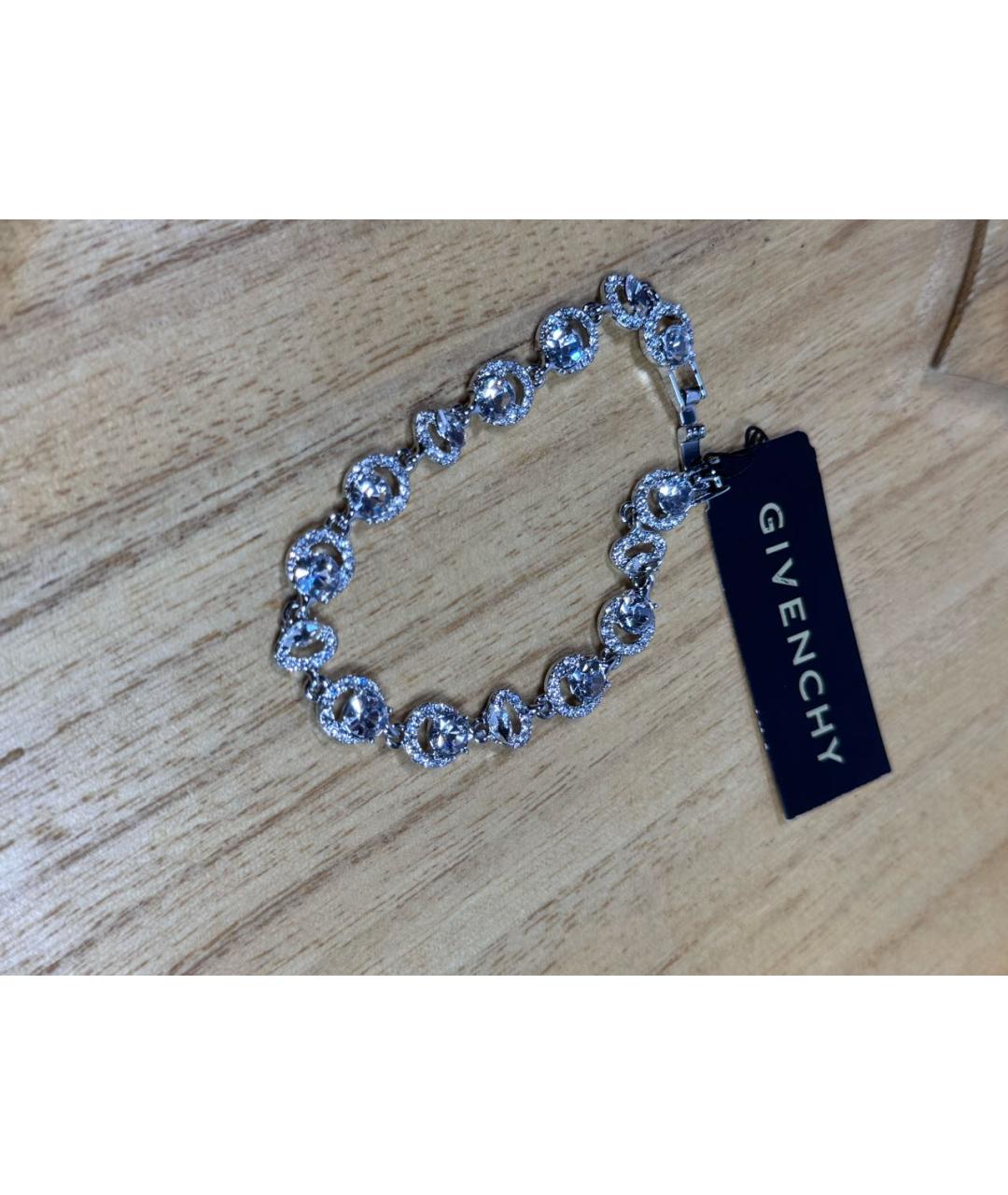 GIVENCHY Серебрянный металлический браслет, фото 5