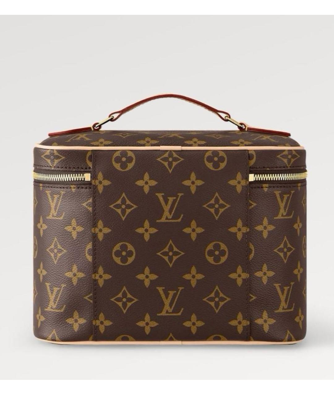 LOUIS VUITTON Коричневая косметичка, фото 2