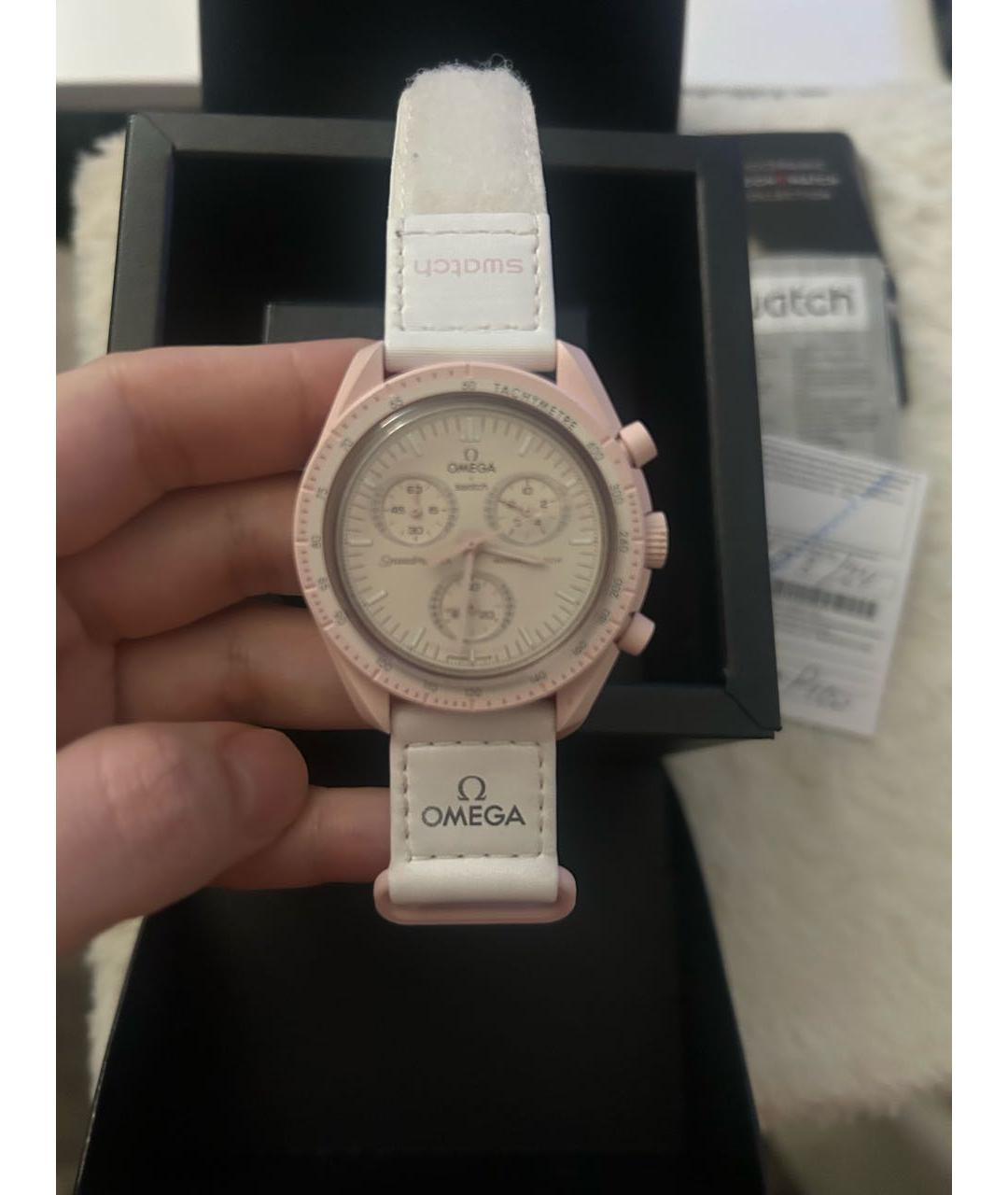 Swatch Розовые часы, фото 3
