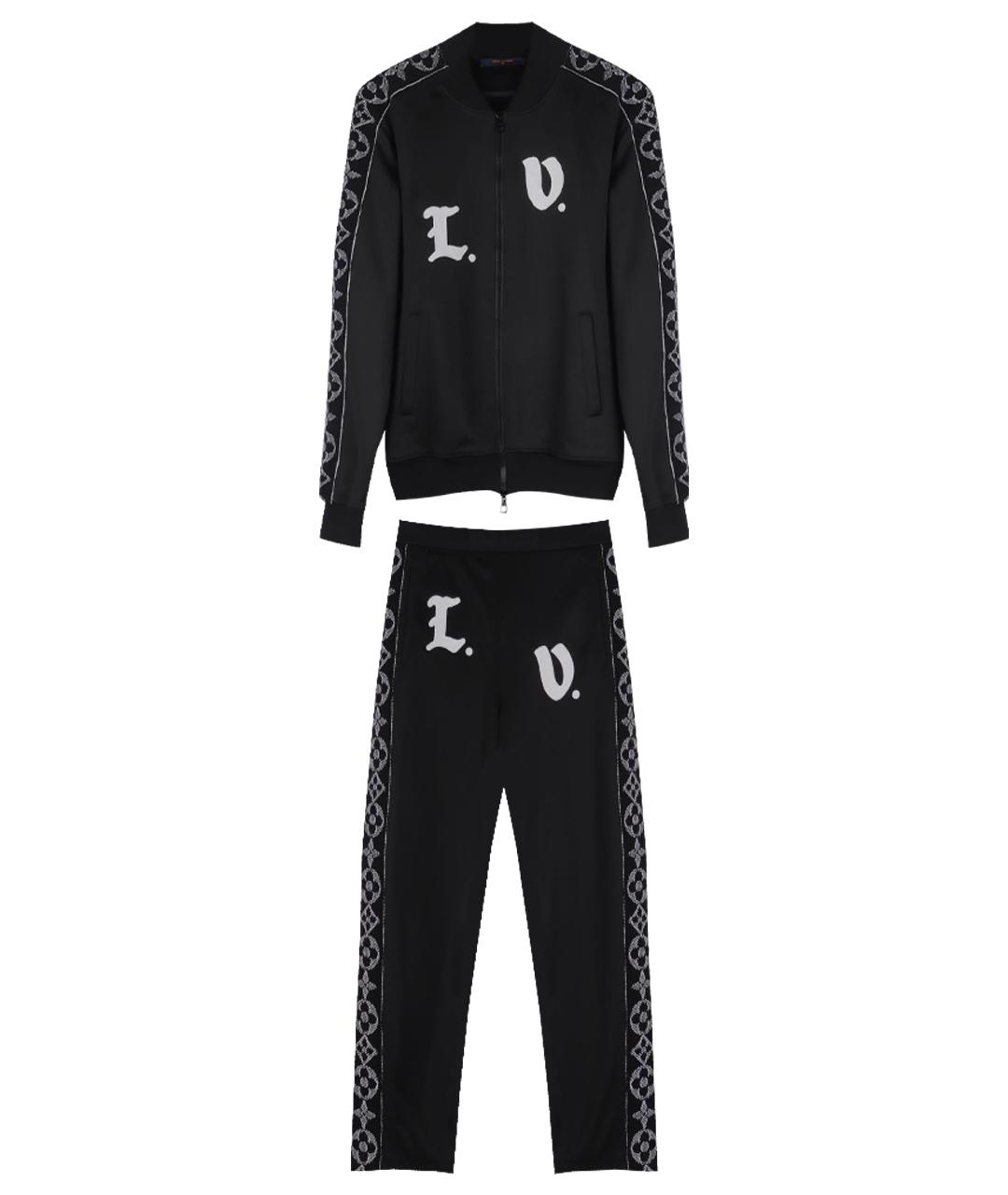 LOUIS VUITTON Черный повседневный костюм, фото 1
