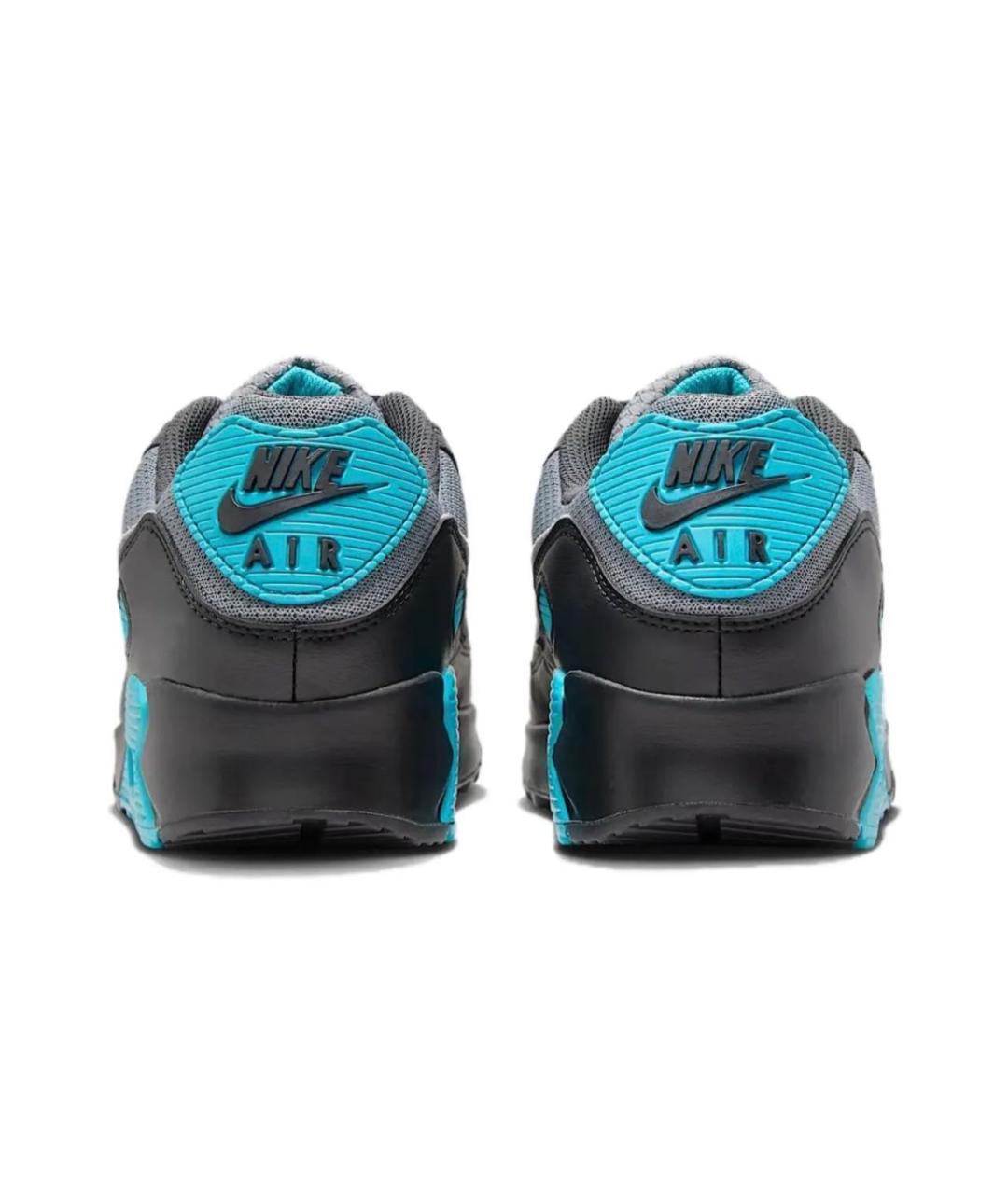 NIKE Серые замшевые низкие кроссовки / кеды, фото 4