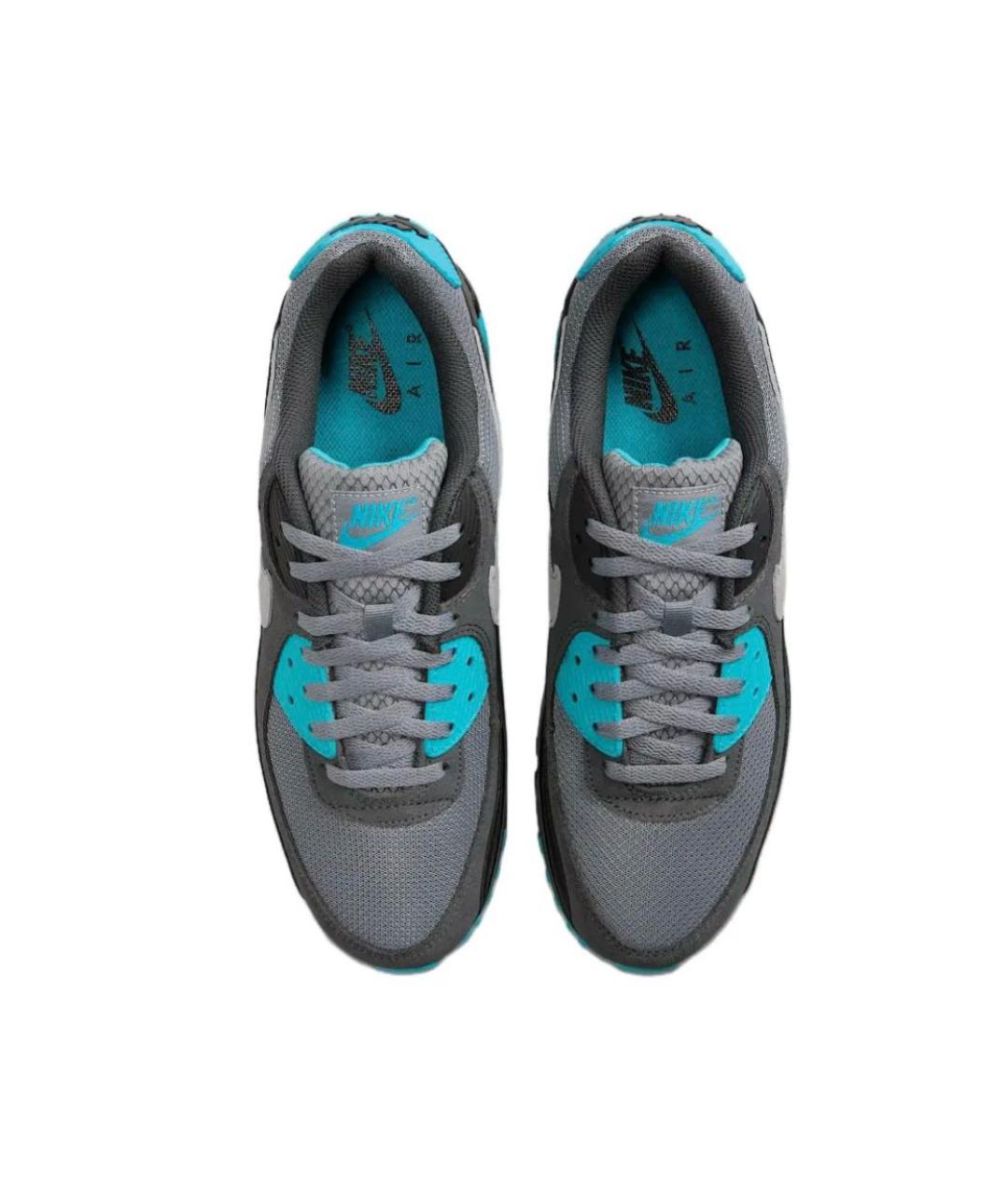 NIKE Серые замшевые низкие кроссовки / кеды, фото 3