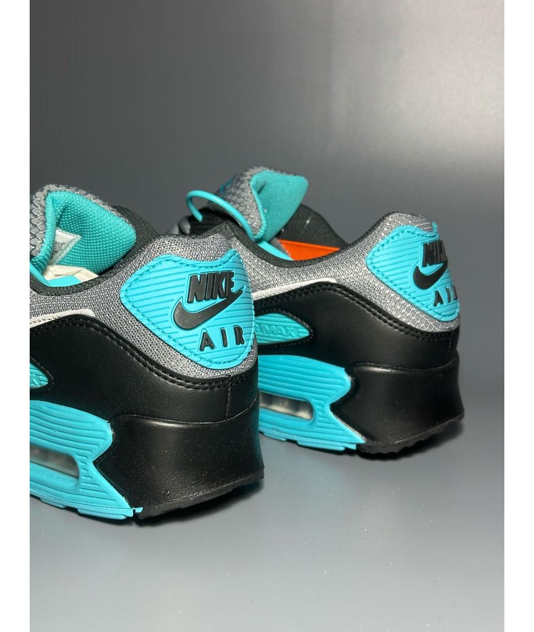 NIKE Серые замшевые низкие кроссовки / кеды, фото 7