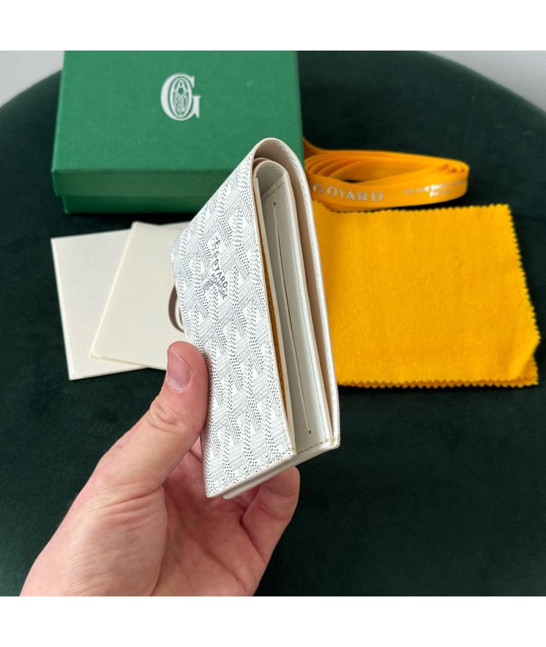GOYARD Белый кошелек, фото 6