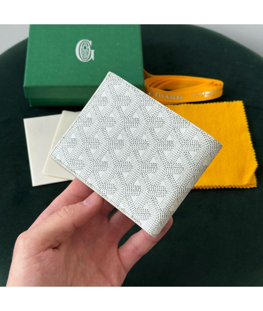 GOYARD Белый кошелек, фото 5