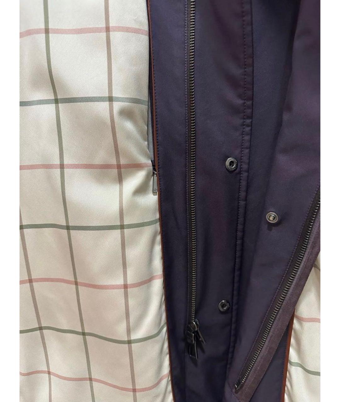 LORO PIANA Фиолетовая хлопковая куртка, фото 4