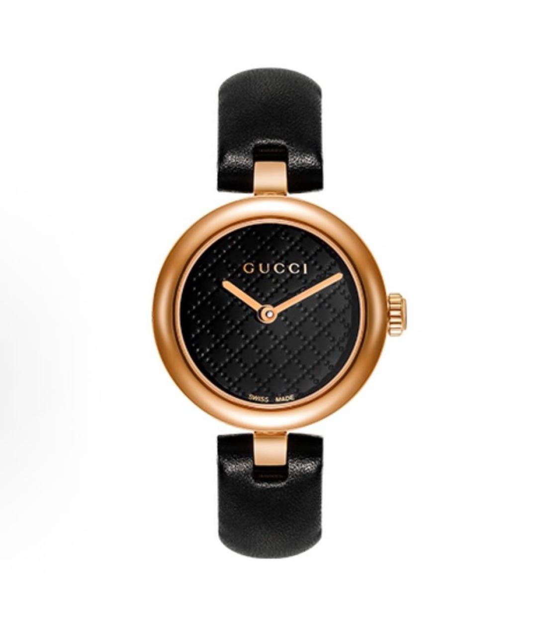 GUCCI Черные стальные часы, фото 9