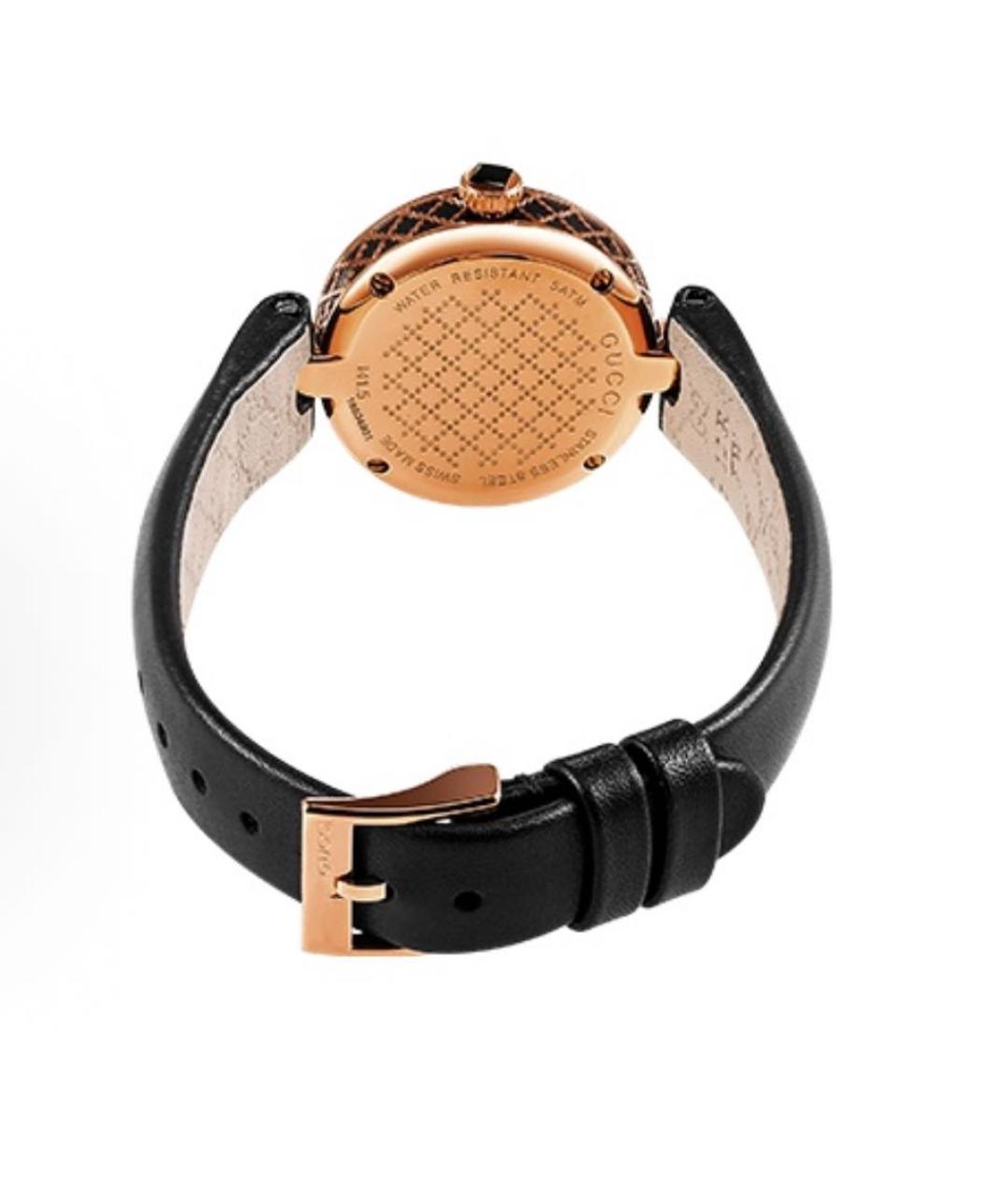 GUCCI Черные стальные часы, фото 2