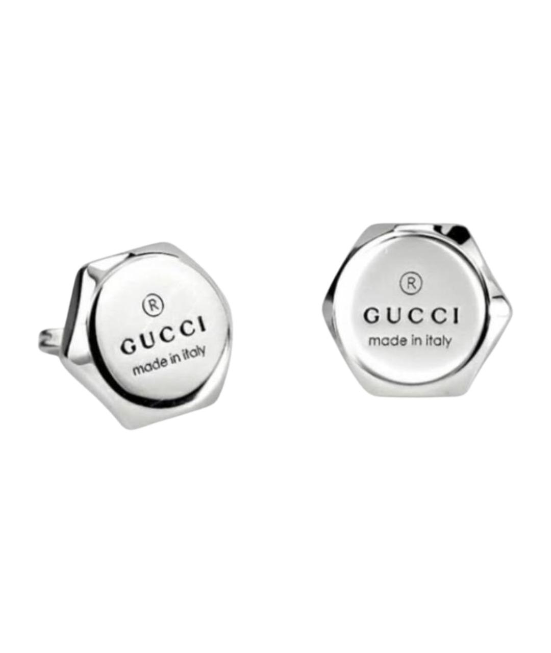 GUCCI Серебряные серебряные серьги, фото 1