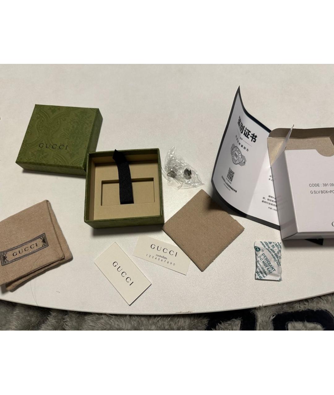 GUCCI Серебряные серебряные серьги, фото 6