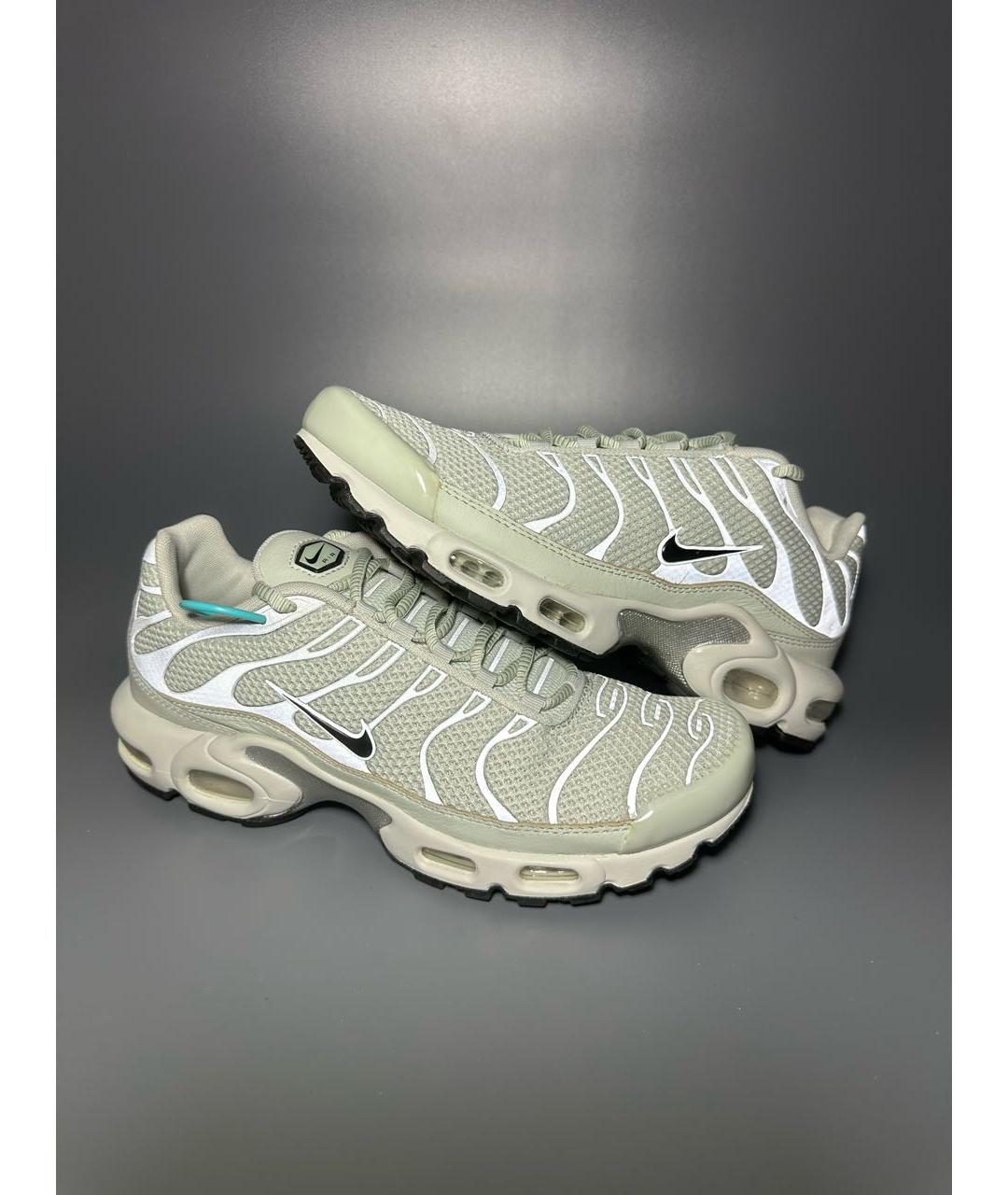 NIKE Серые синтетические низкие кроссовки / кеды, фото 5