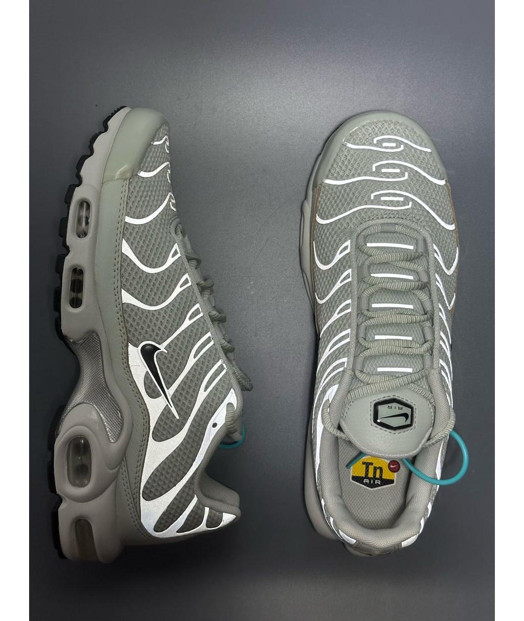 NIKE Серые синтетические низкие кроссовки / кеды, фото 8