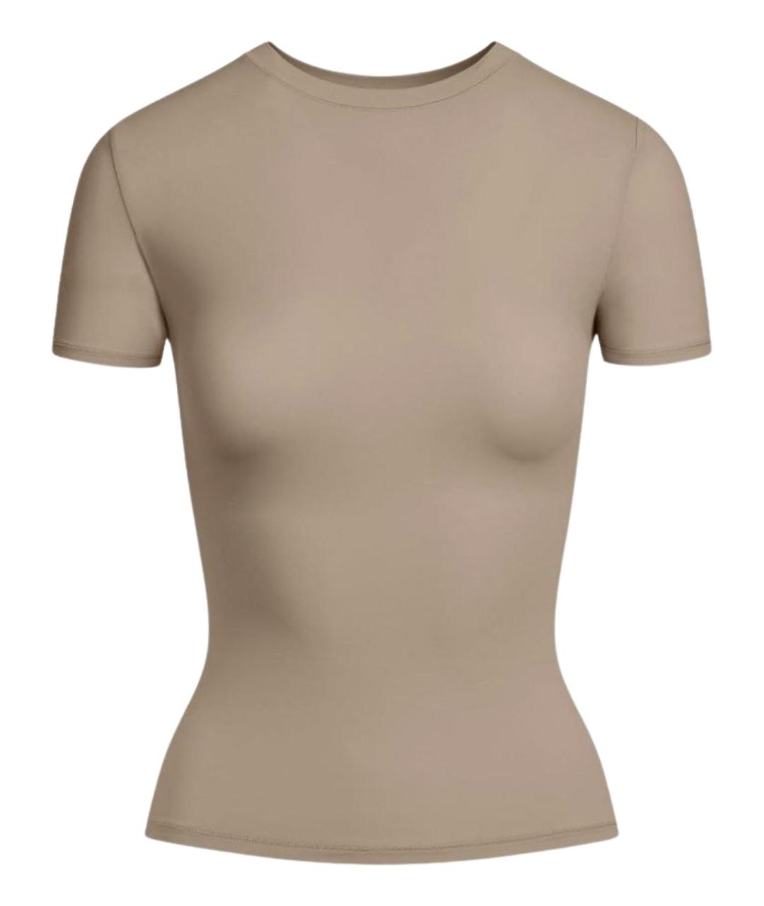 SKIMS Бежевая футболка, фото 1