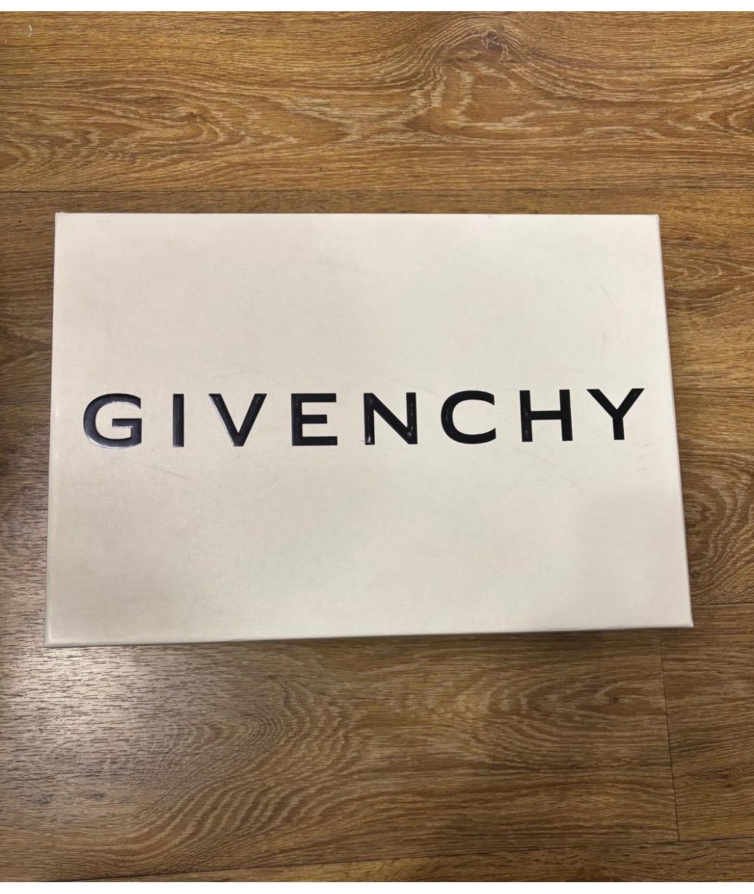 GIVENCHY Черные замшевые низкие кроссовки / кеды, фото 5