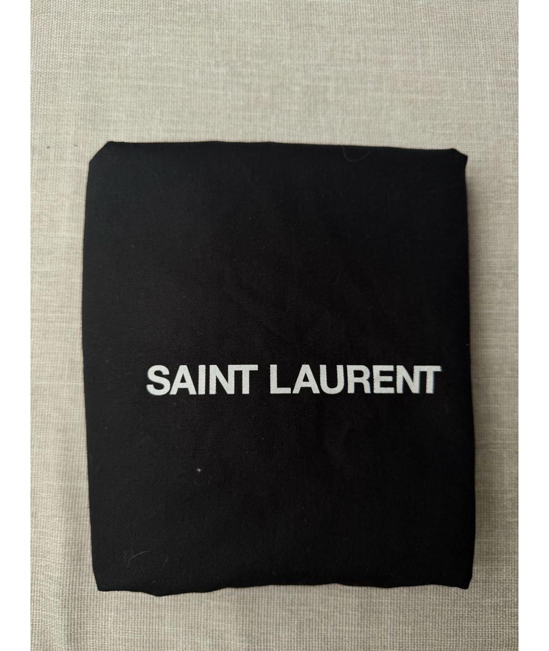 SAINT LAURENT Коричневая сумка тоут, фото 8