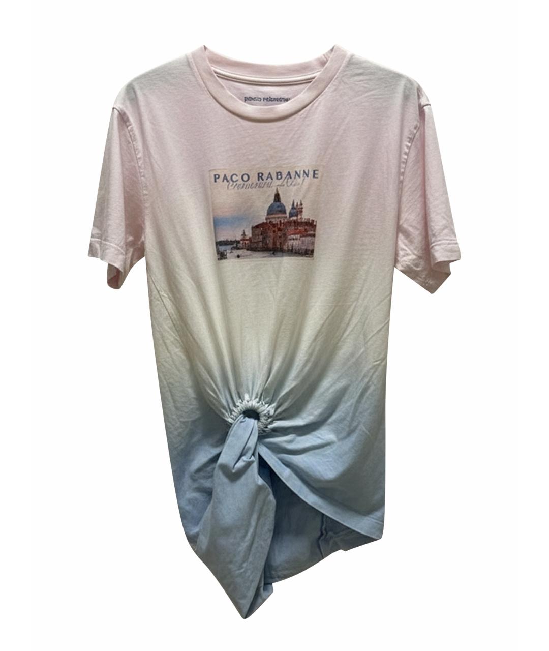 PACO RABANNE Мульти футболка, фото 1
