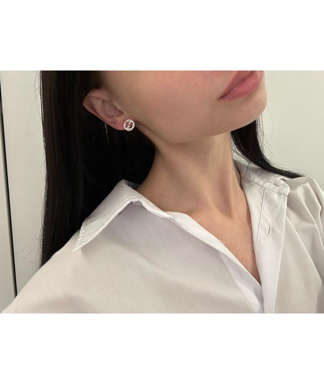 GUCCI Серебряные серебряные серьги, фото 4