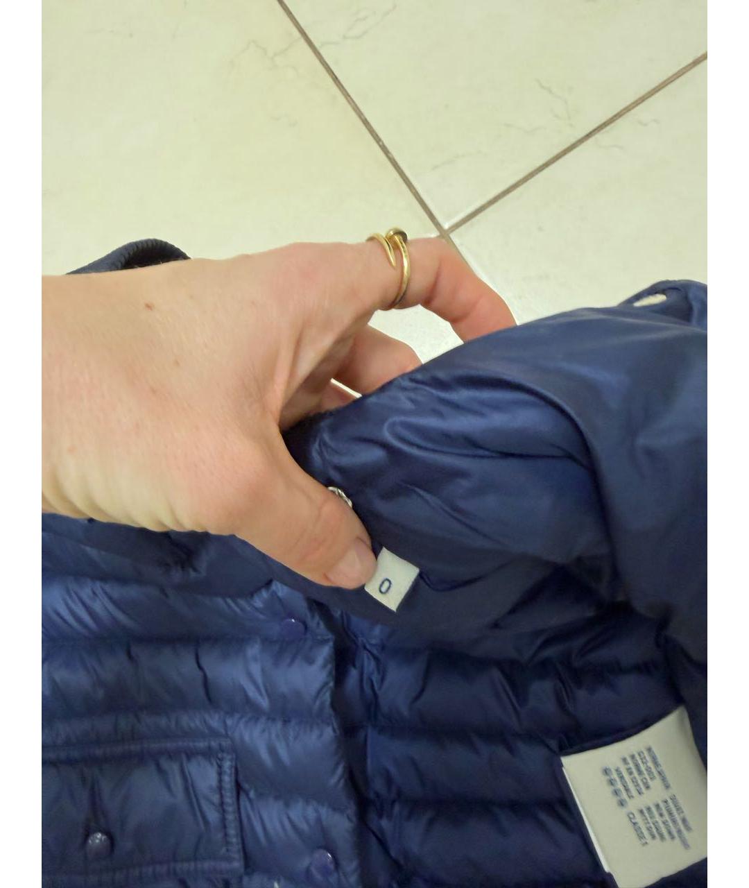 MONCLER Синяя куртка, фото 4