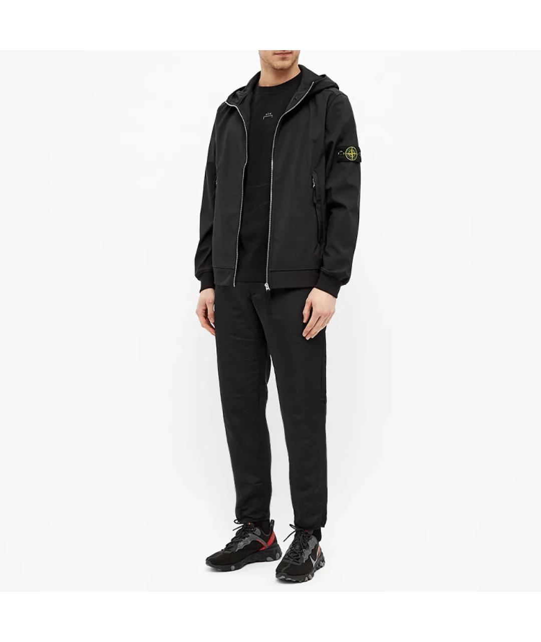 STONE ISLAND Черная куртка, фото 2