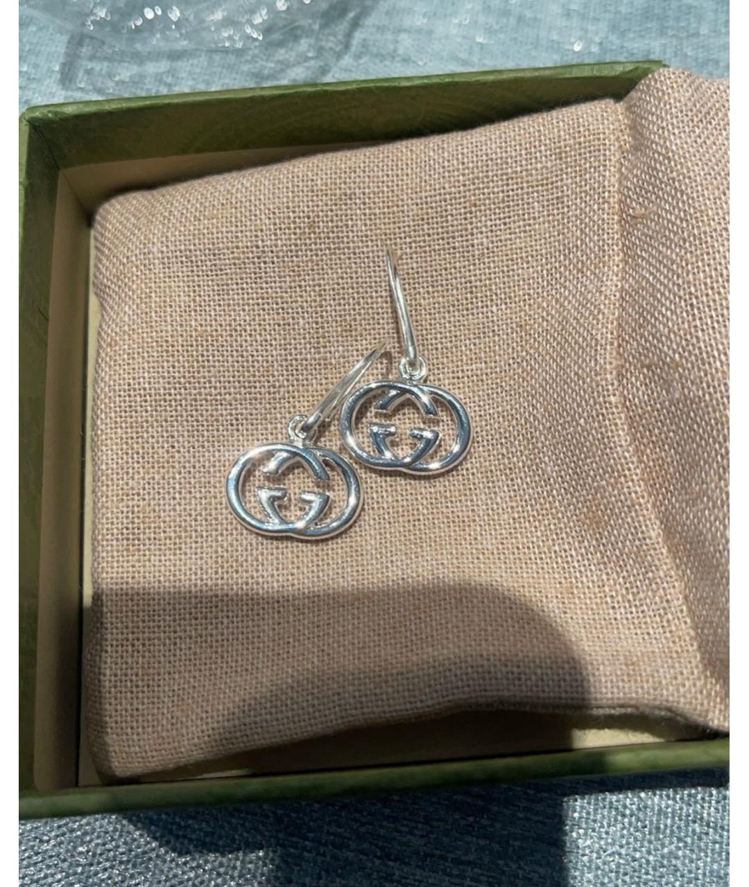 GUCCI Серебряные серебряные серьги, фото 3