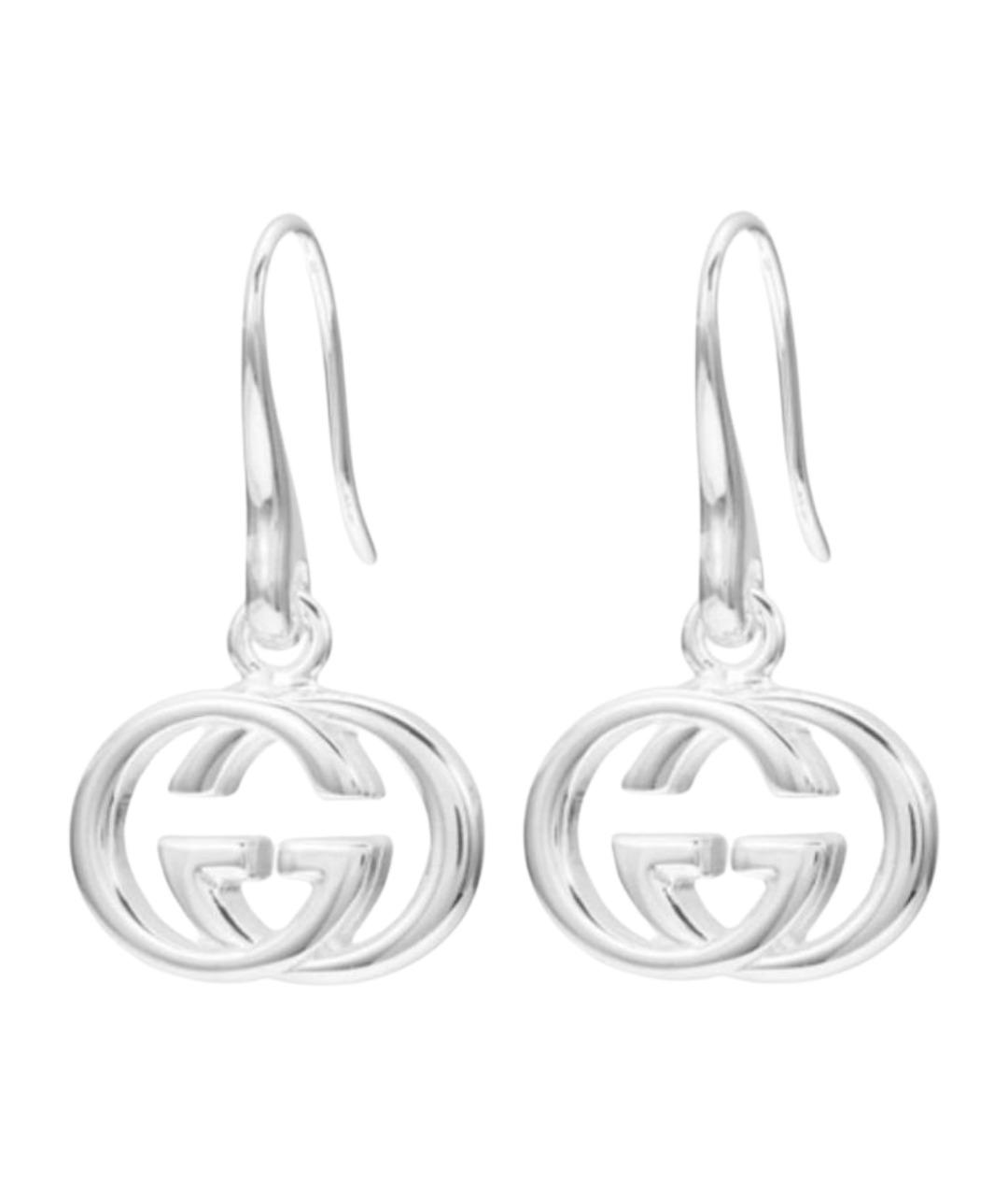 GUCCI Серебряные серебряные серьги, фото 1