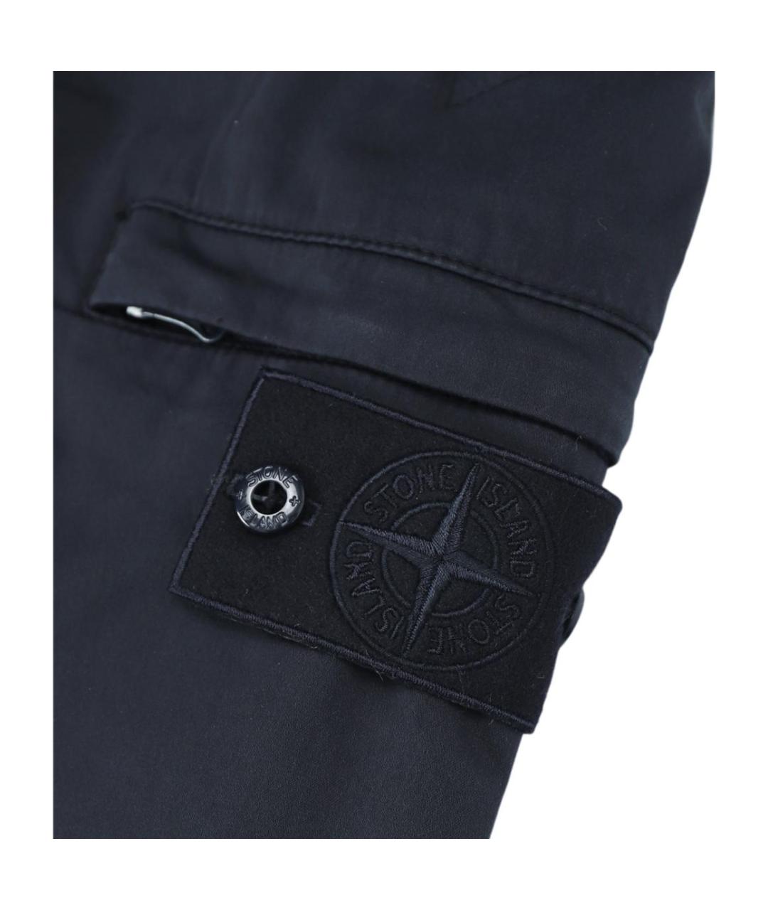 STONE ISLAND Темно-синие шорты, фото 3