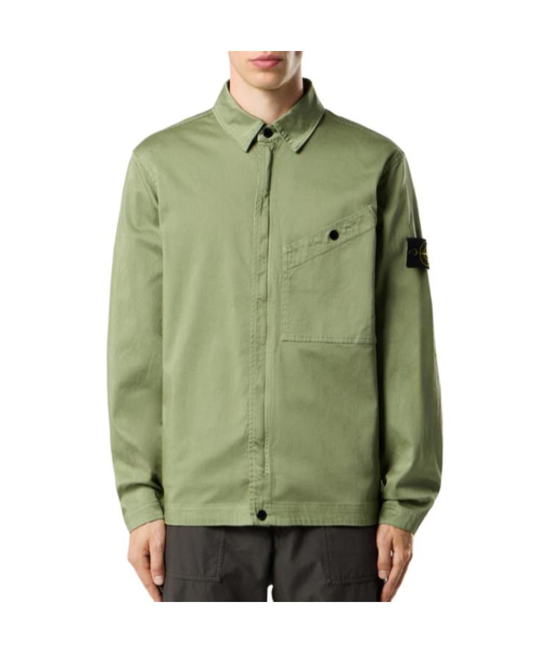 STONE ISLAND Зеленая куртка, фото 3