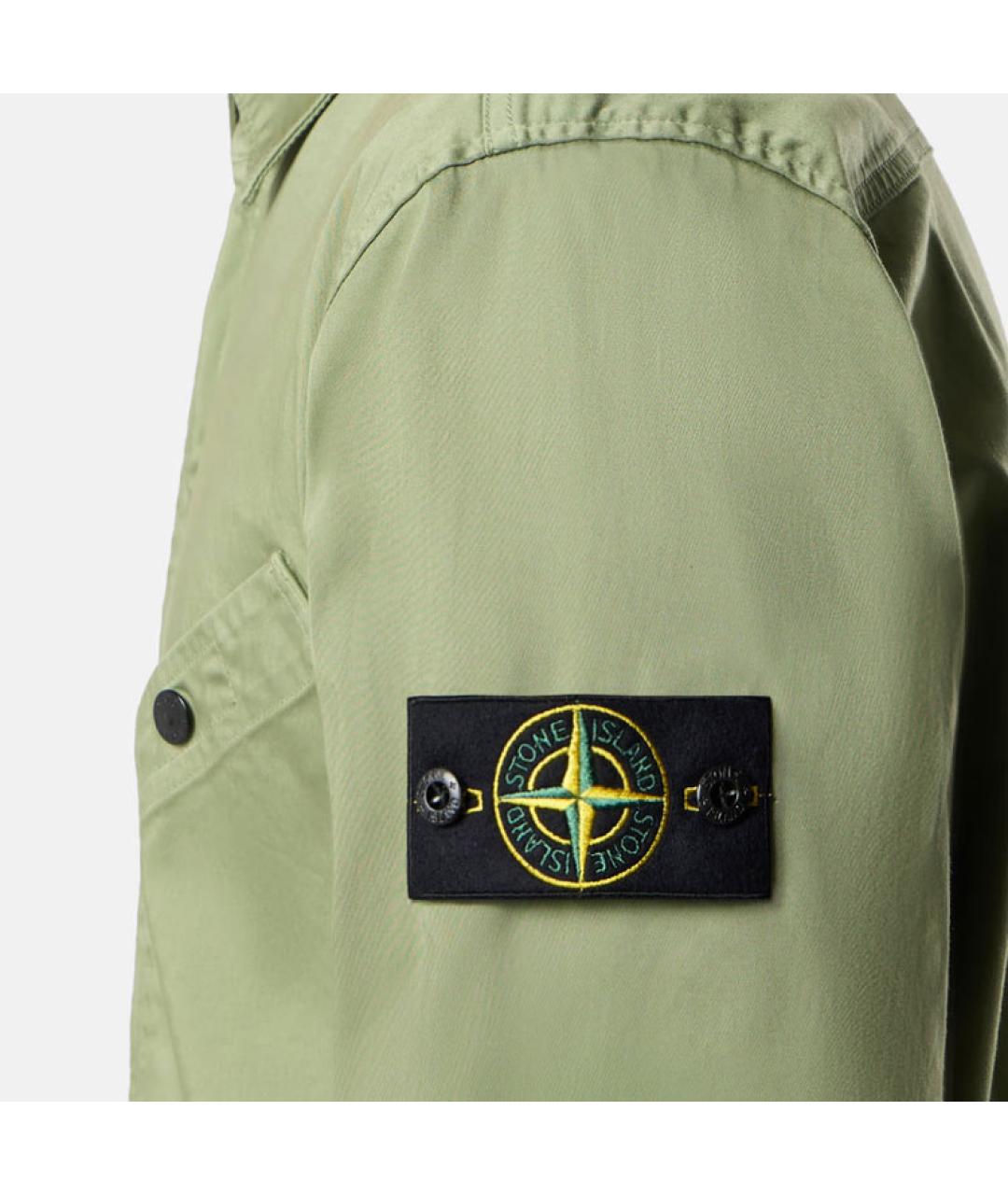 STONE ISLAND Зеленая куртка, фото 4