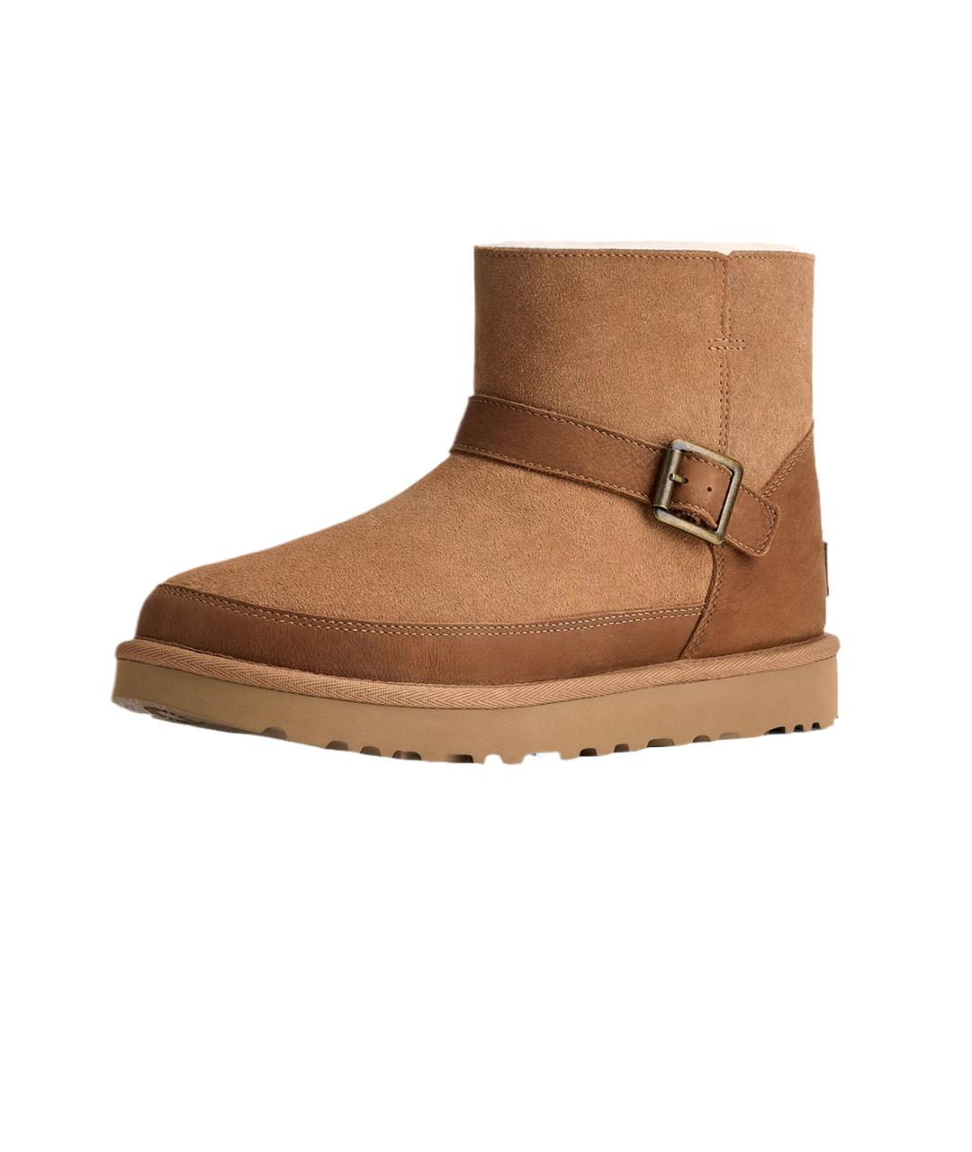 UGG AUSTRALIA Коричневые замшевые ботинки, фото 2