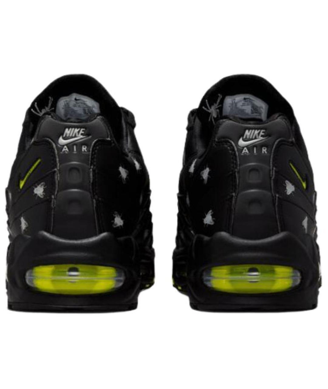 NIKE Черные текстильные низкие кроссовки / кеды, фото 5