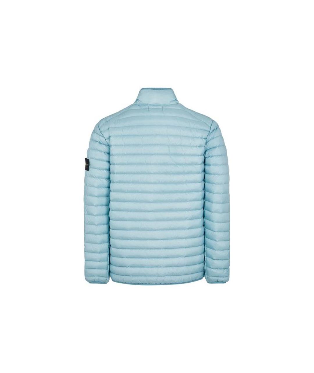 STONE ISLAND Голубой пуховик, фото 2