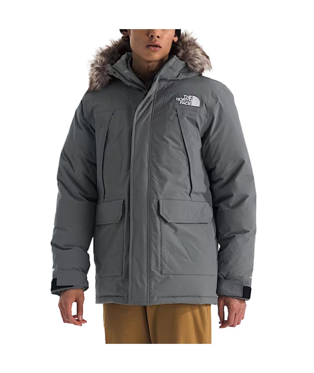 THE NORTH FACE Серый пуховик, фото 2