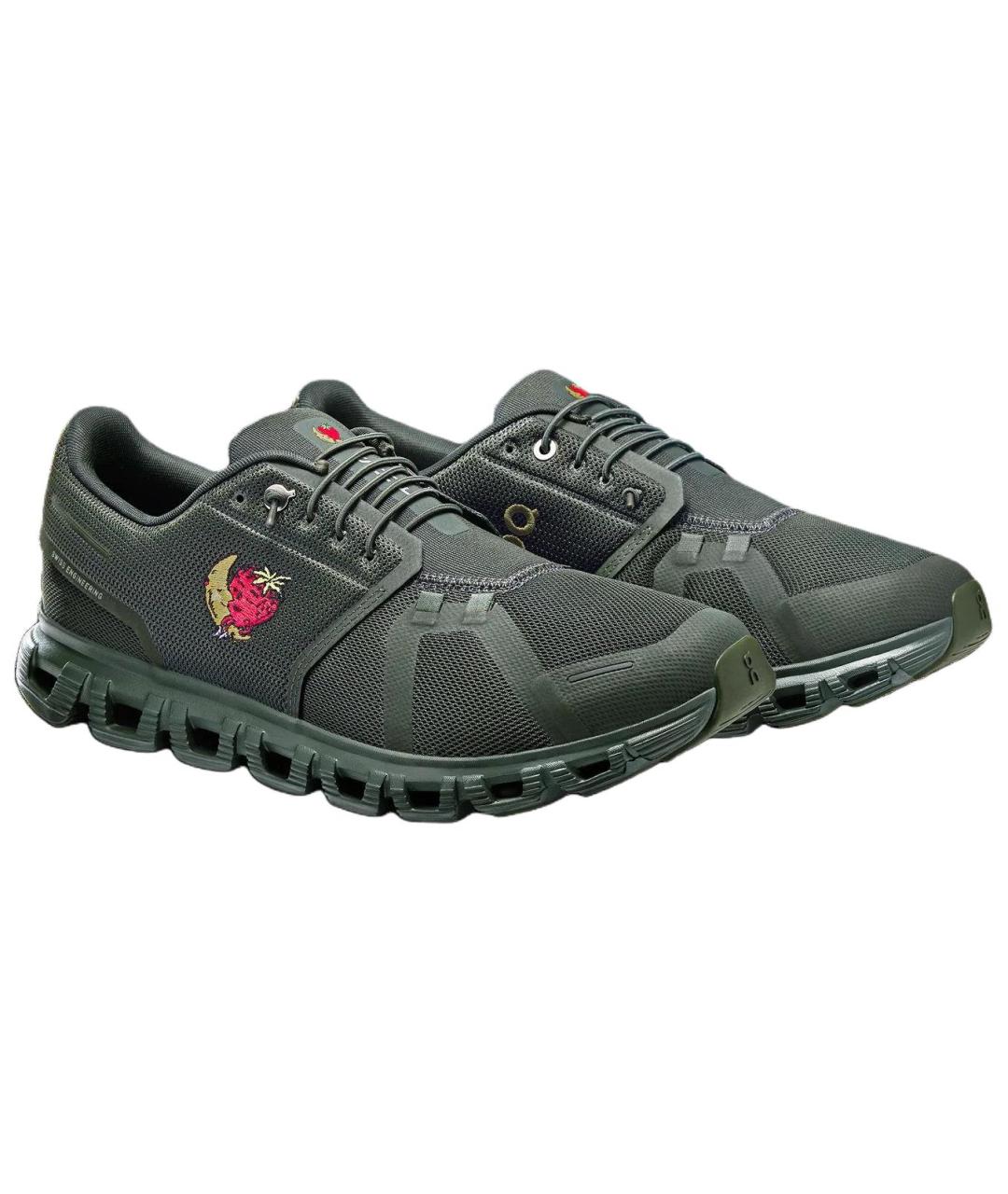 ON Зеленые низкие кроссовки / кеды, фото 3