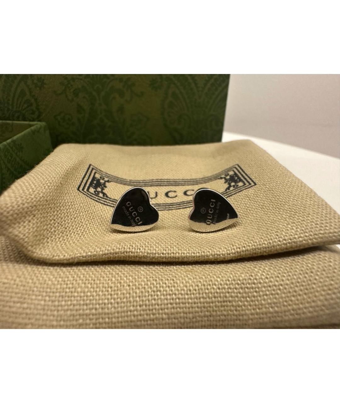 GUCCI Серебряные серебряные серьги, фото 4