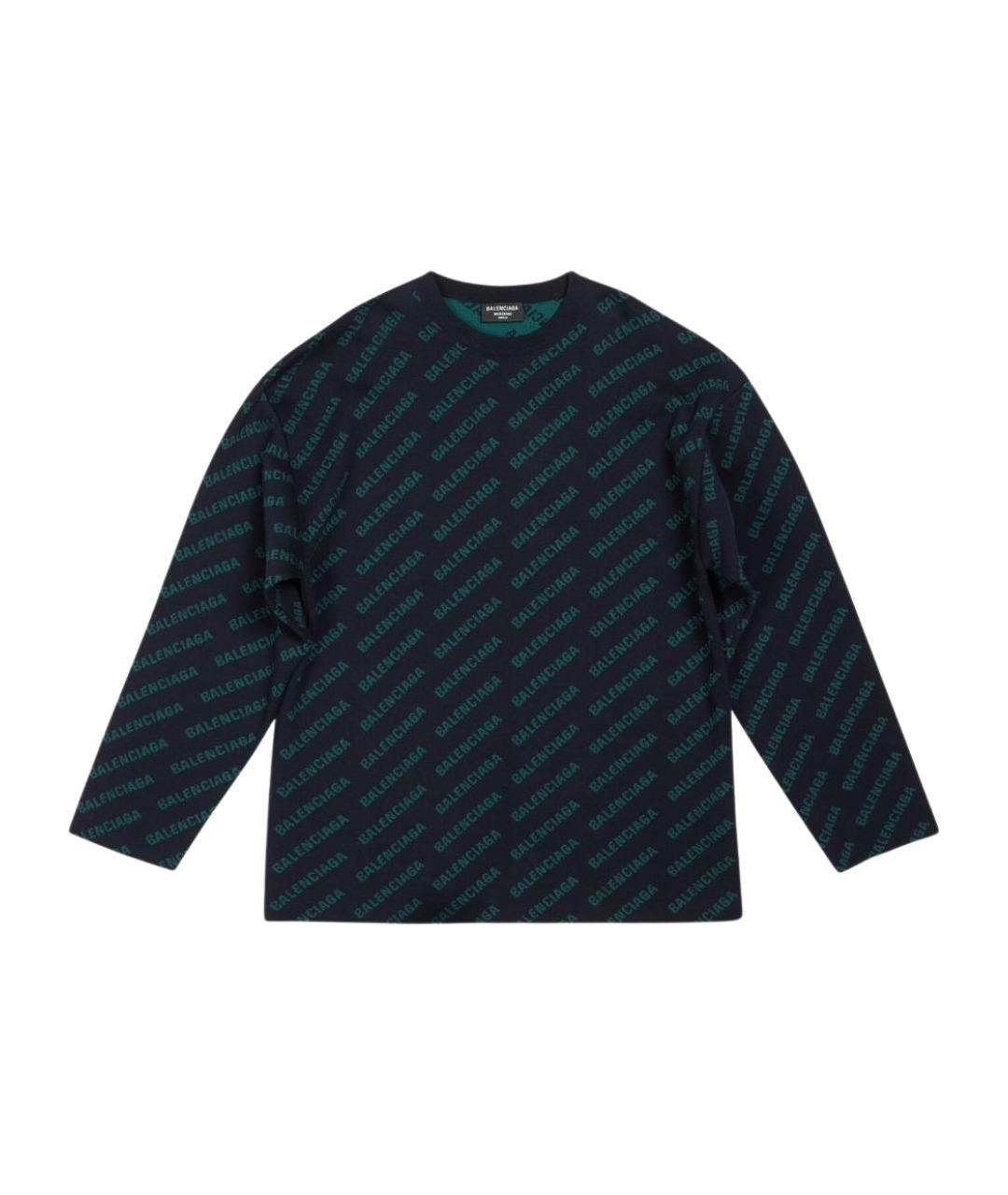 BALENCIAGA Синий джемпер / свитер, фото 1