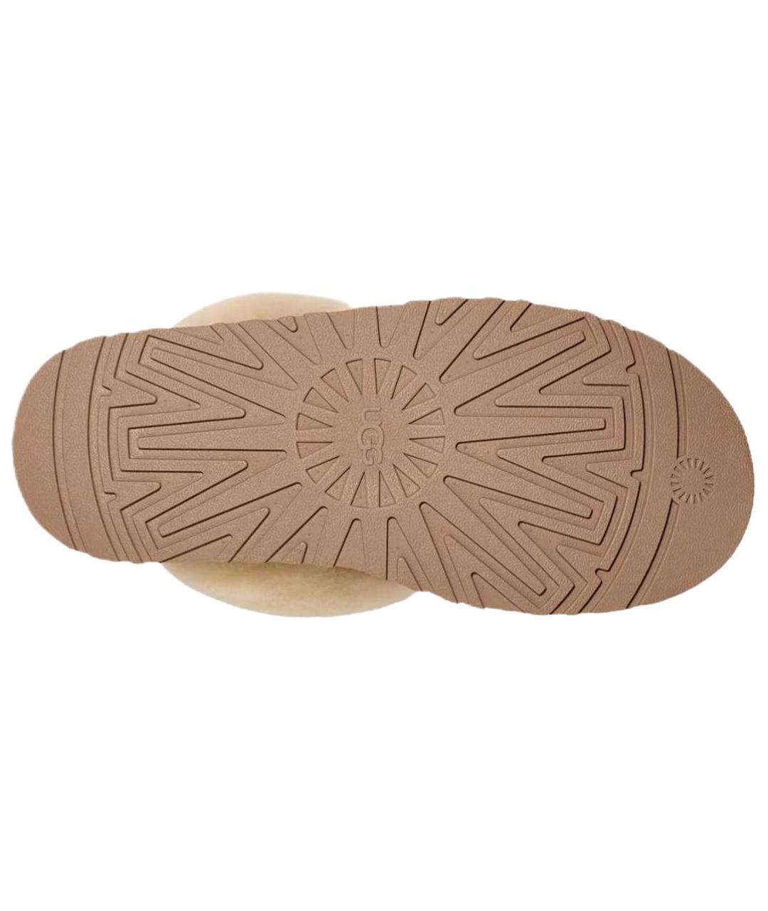 UGG AUSTRALIA Бежевые замшевые мюли, фото 3